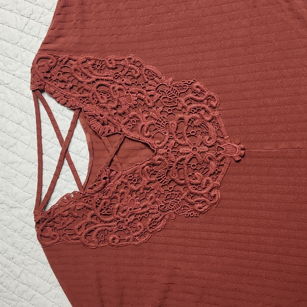 Daytrip Lace Back Dolman Top